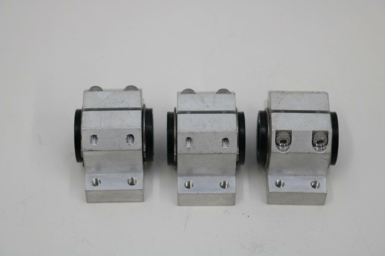 Thomson Industries SS6U8 Lot of 3 Super Ball Bushing in Custom Pillow Block