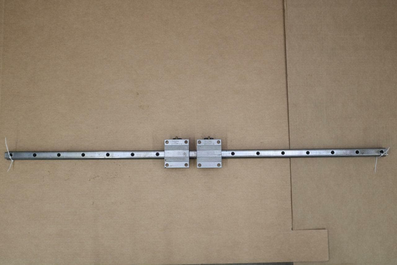 THK 25BC Linear Bearings w/49" Guide Rail