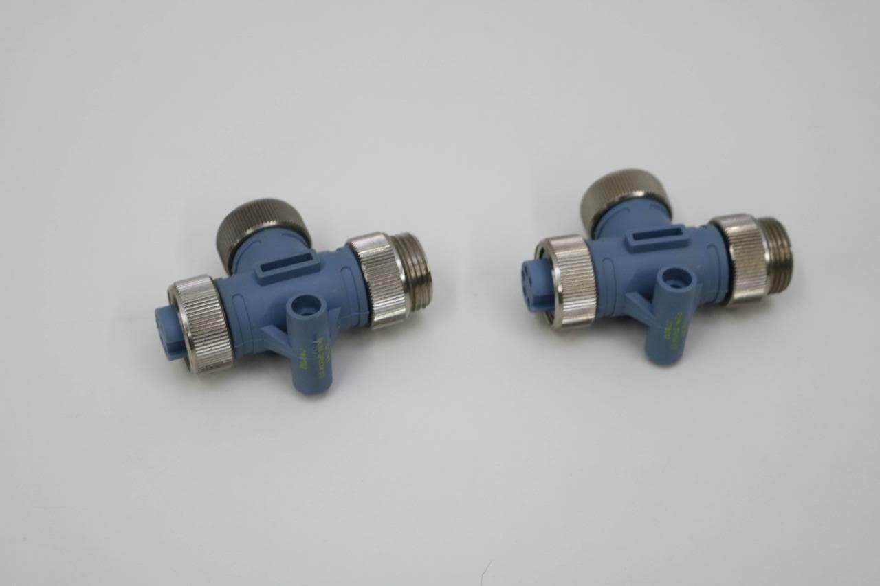 Turck RSM 2RKM 57 Lot of 2 Network Connection Tees