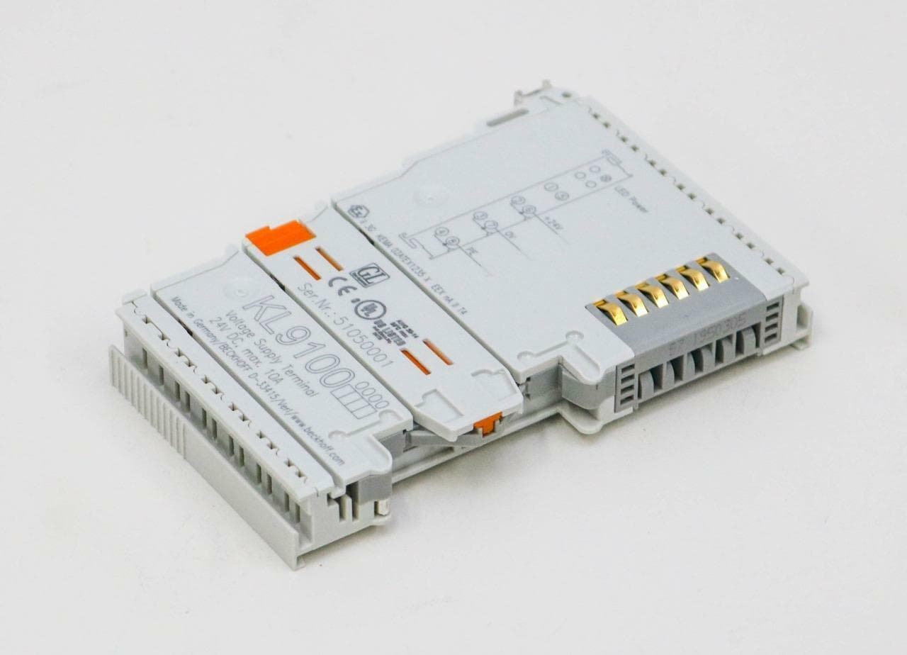 Beckhoff KL9100 Potential Supply Terminal Module, 24VDC