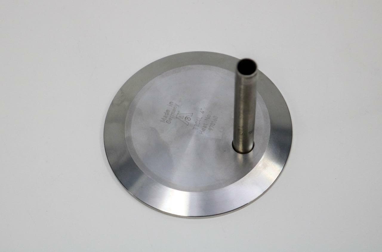 Unbranded 3-A 4" Sanitary Fitting End Cap with 3/8" ID Tube