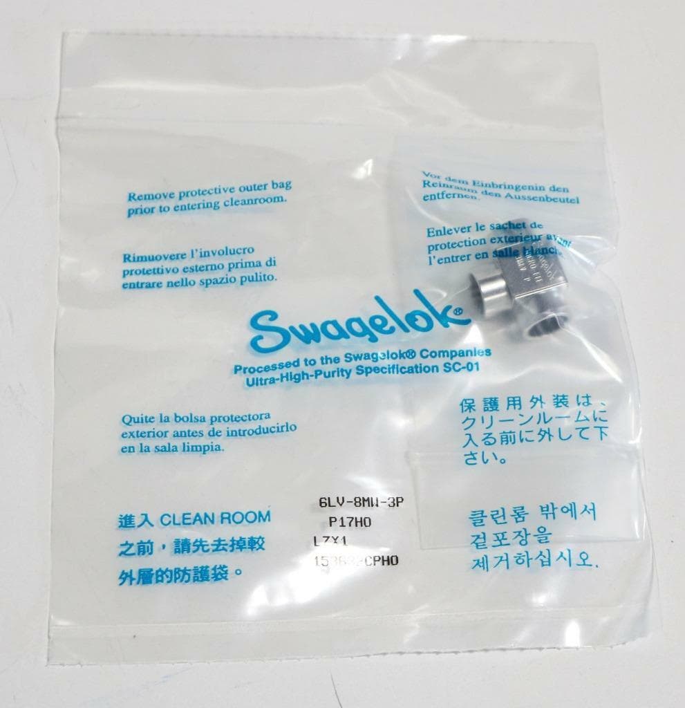 Swagelok 6LV-8MW-3P Micro Weld Union Tee 1/2 in, 316 Stainless