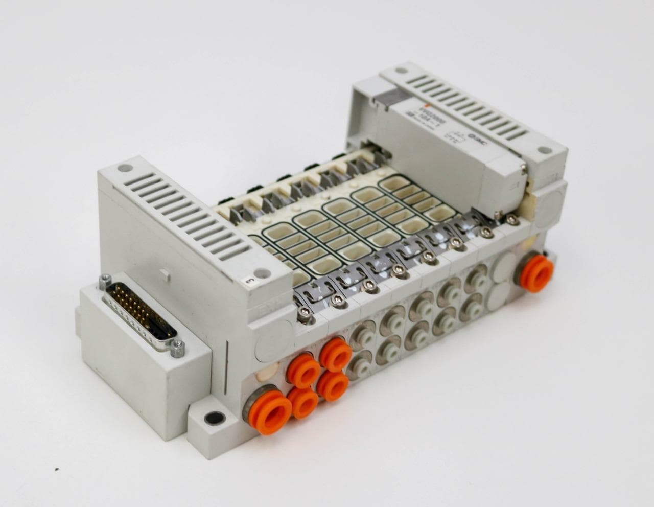 SMC EXH Pneumatic Valve Bank Manifold 8 Port with VVQ2000-10A-1