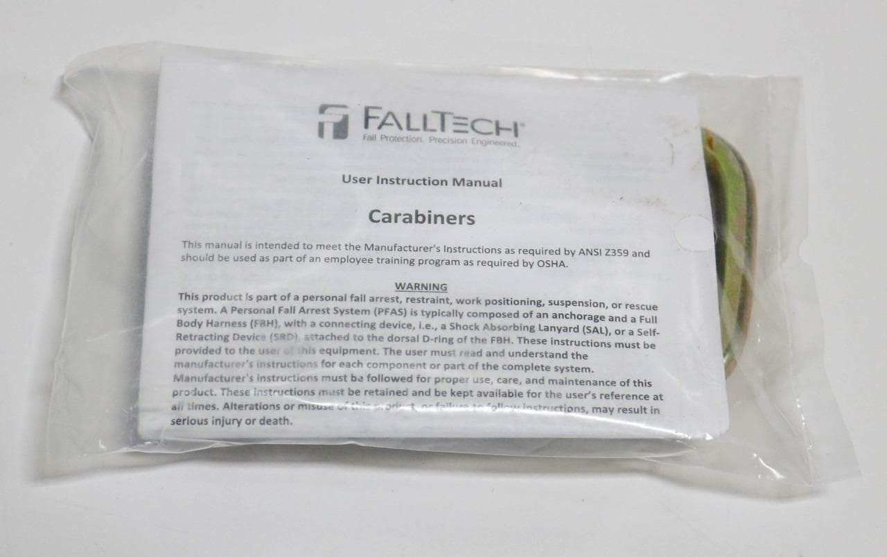 FallTech 8450 Steel 1-1/8" Self-Locking Carabiner