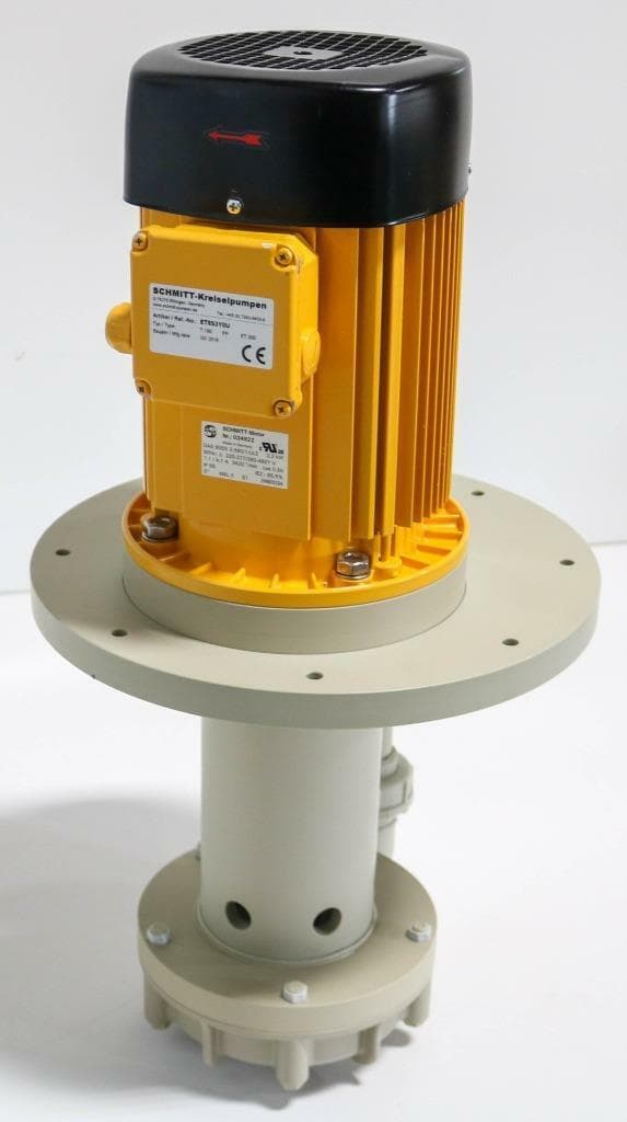 Schmitt T-190 PP ET300 Vertical Submersible Centrifugal Pump, Poly-P, 280 l/min,