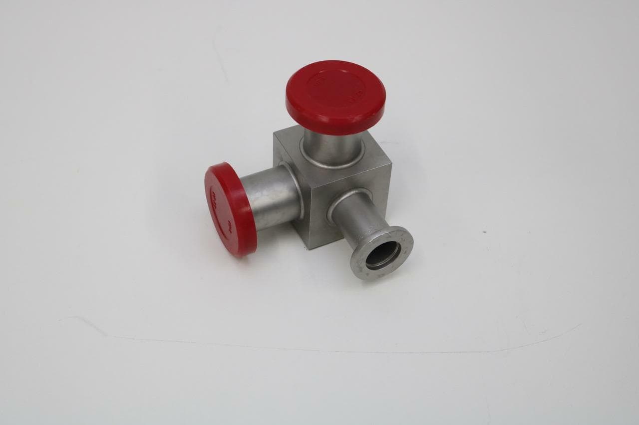 MKS/HPS KF25 90 Degree Elbow w/ KF 16 Side Outlet