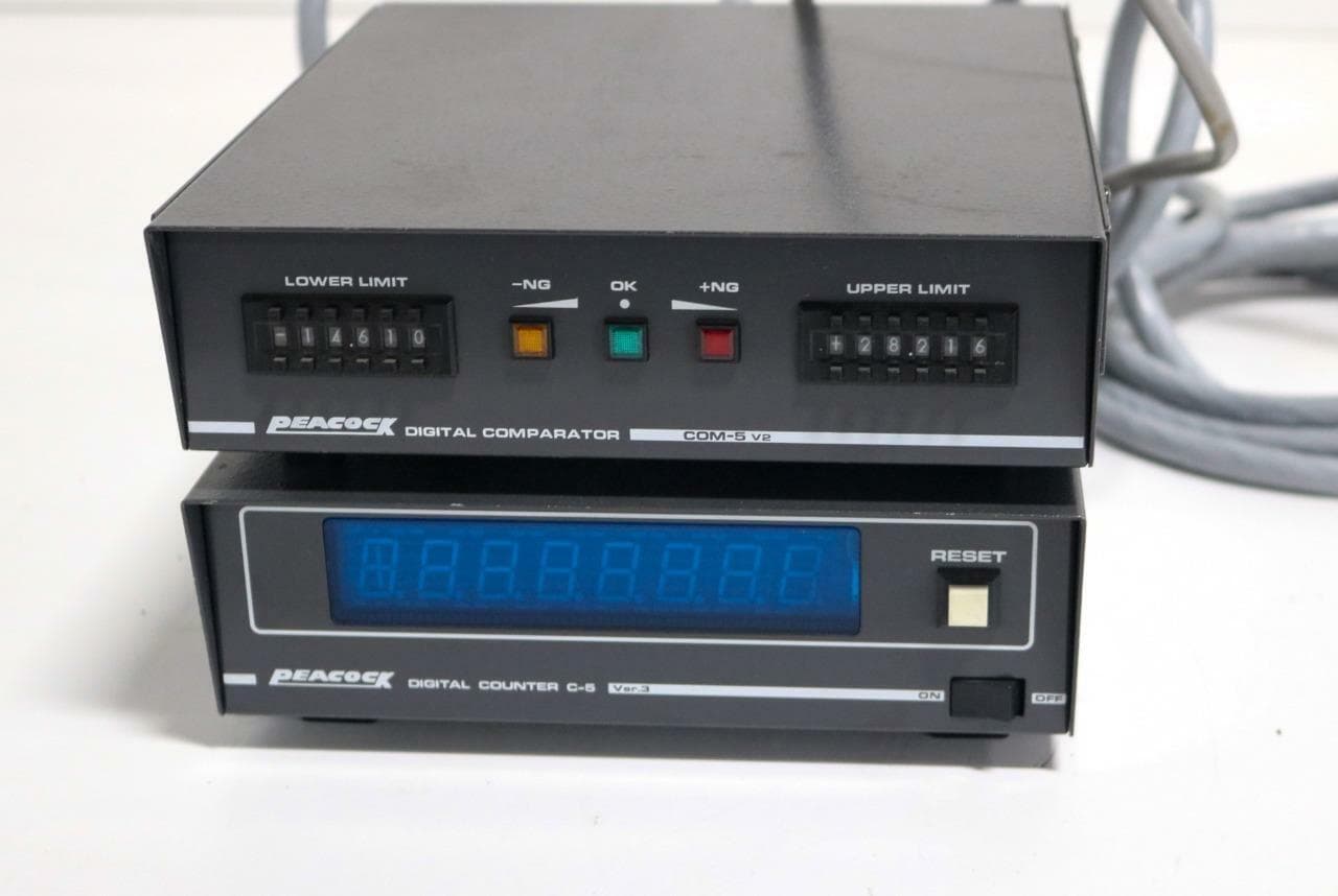 Peacock C-5 Ver. 3, Com-5 Ver. 2 Digital Counter with COM-5, Digital Comparator