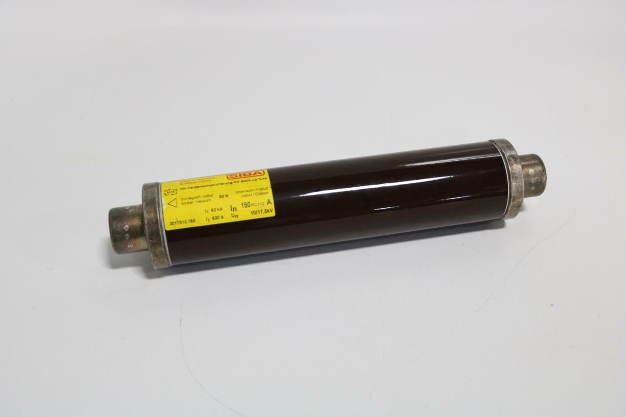 Siba 3017813.160 SIBA HV Striker Fuse 160A, 10/17.5kV