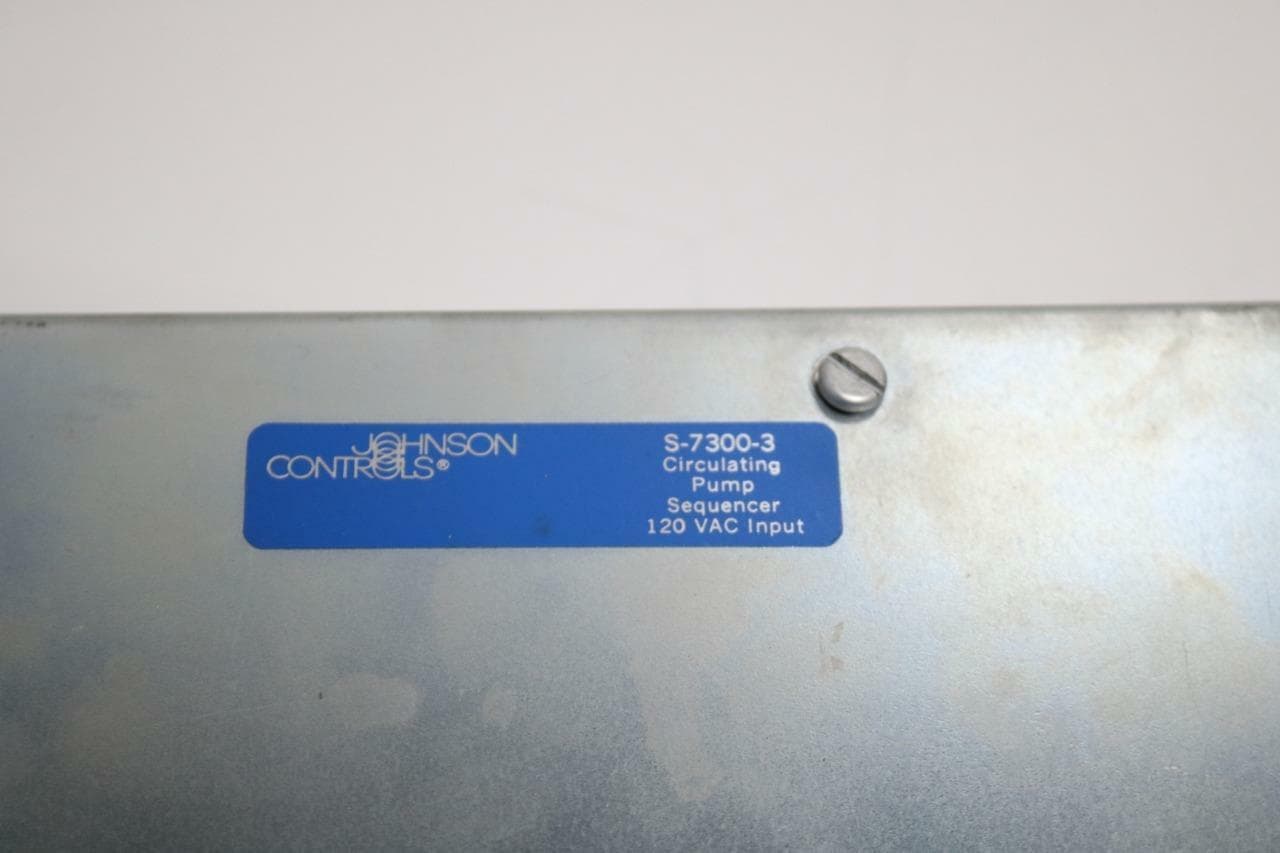Johnson Controls S73003 S-7300-3 Circulating Pump Sequencer