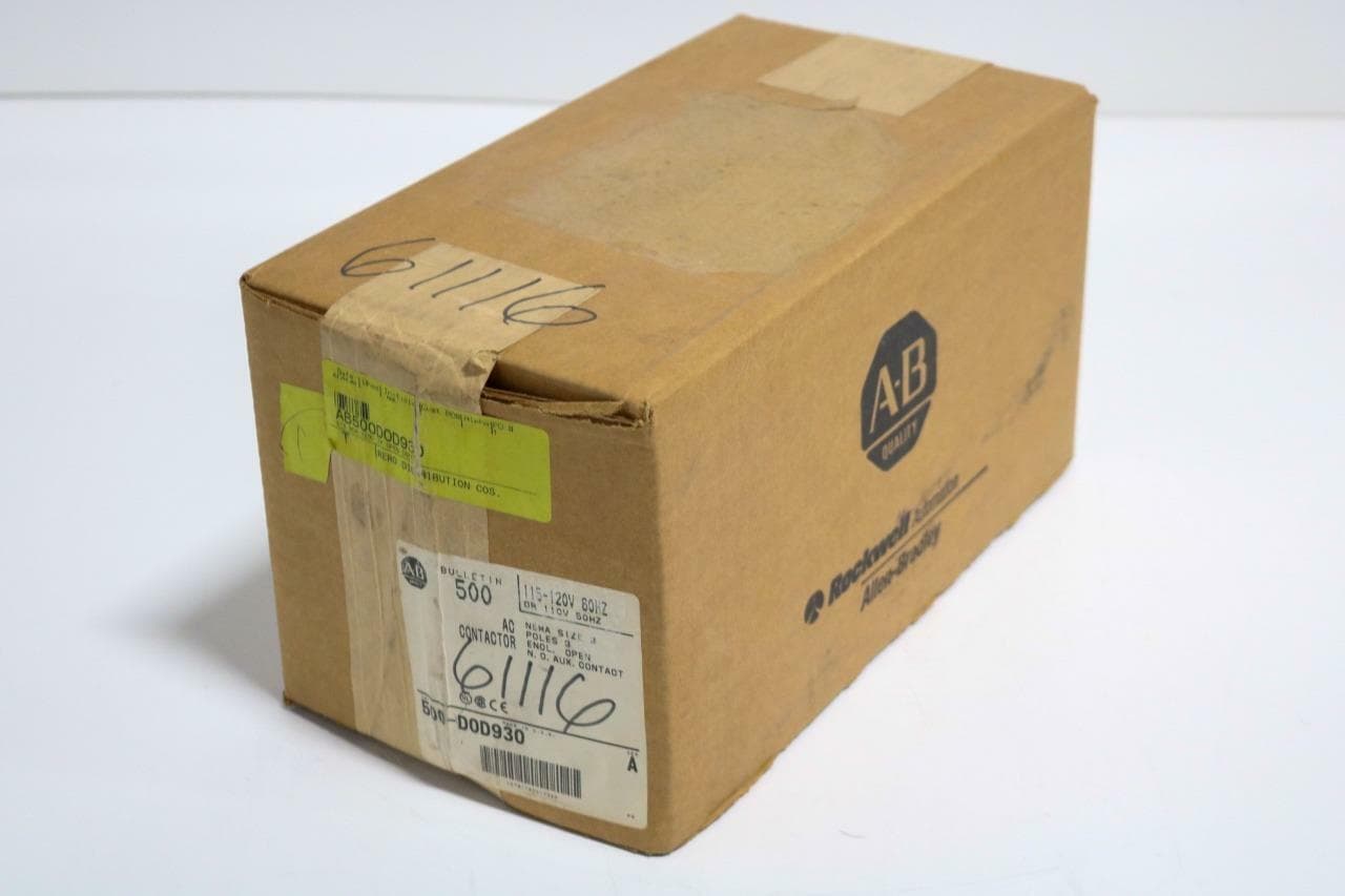 Allen-Bradley 500-D0D930 NEMA Size 3 AC Contactor Ser C, 3 Pole, 115V Coil