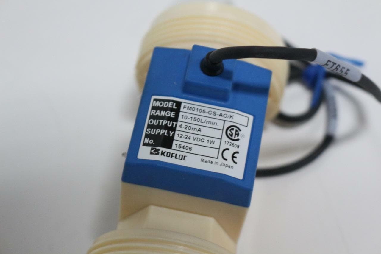 Kofloc FMO105-CS-AC/K 10-150L/min Vortex Flow Meter, Union Body