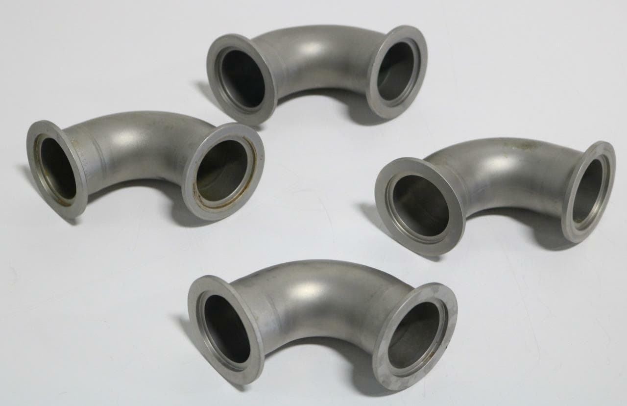 MKS/HPS KF-40 Lot of 4 KF 40 SS 90 Degree Elbows
