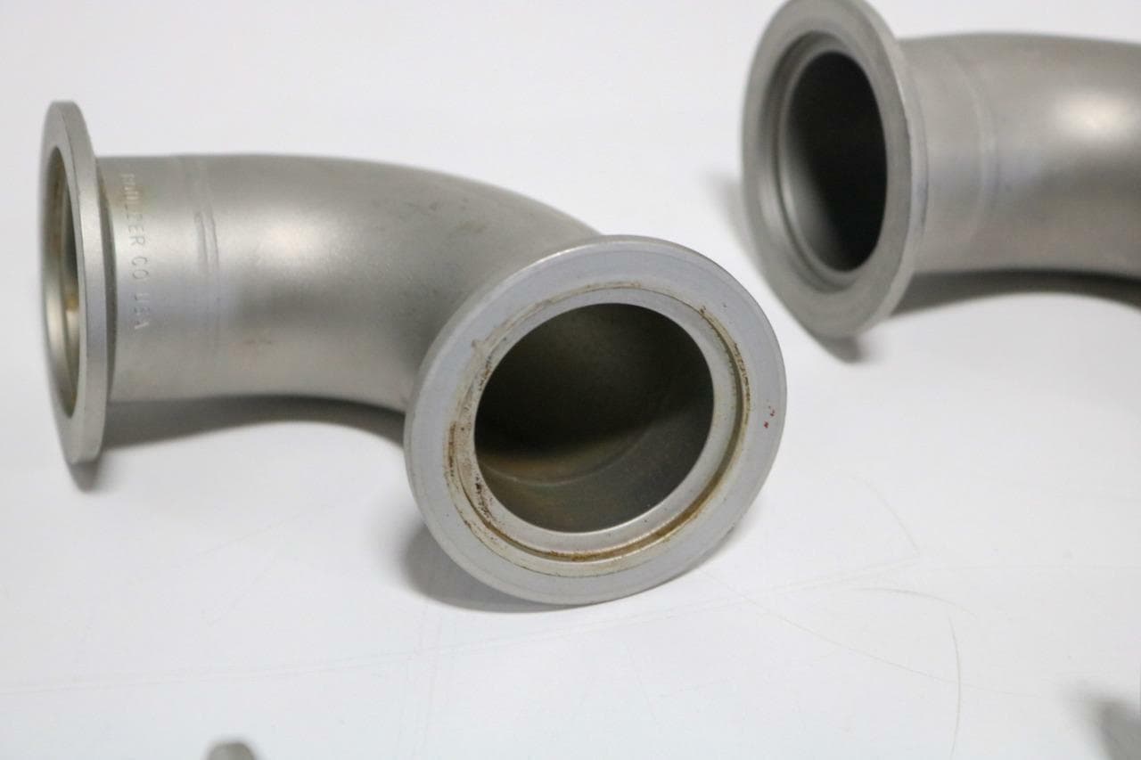 MKS/HPS KF-40 Lot of 4 KF 40 SS 90 Degree Elbows