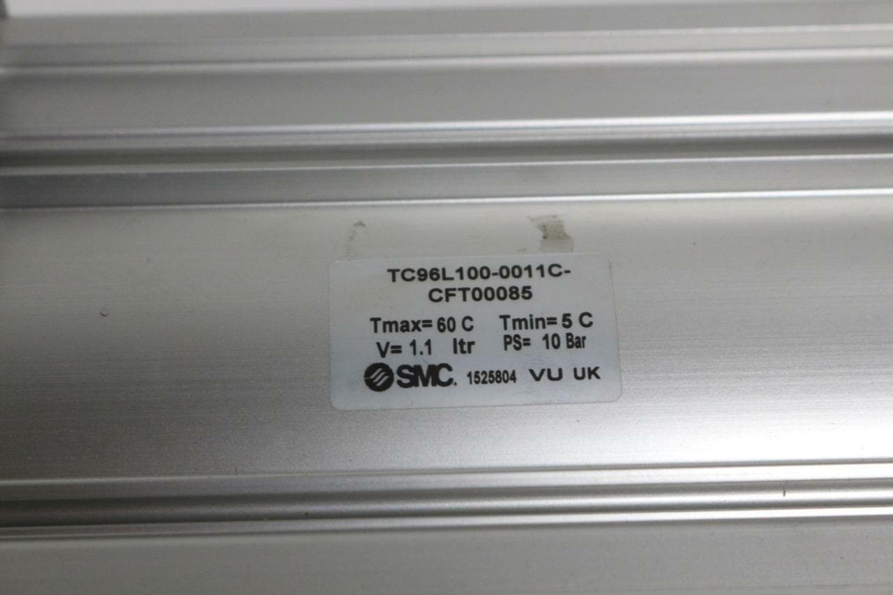 SMC TC96L100-0011CFT00085 1.1L Air Tank w/ 2-1/2" FNPT Ports