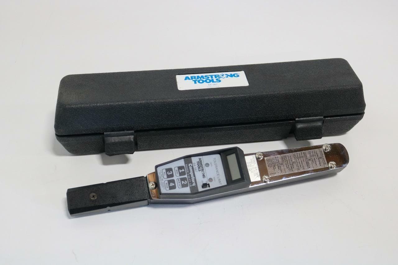 Armstrong Tools 64-567 3/8" Digital Torque Wrench with Memory, 3-50 Ft-Lbs