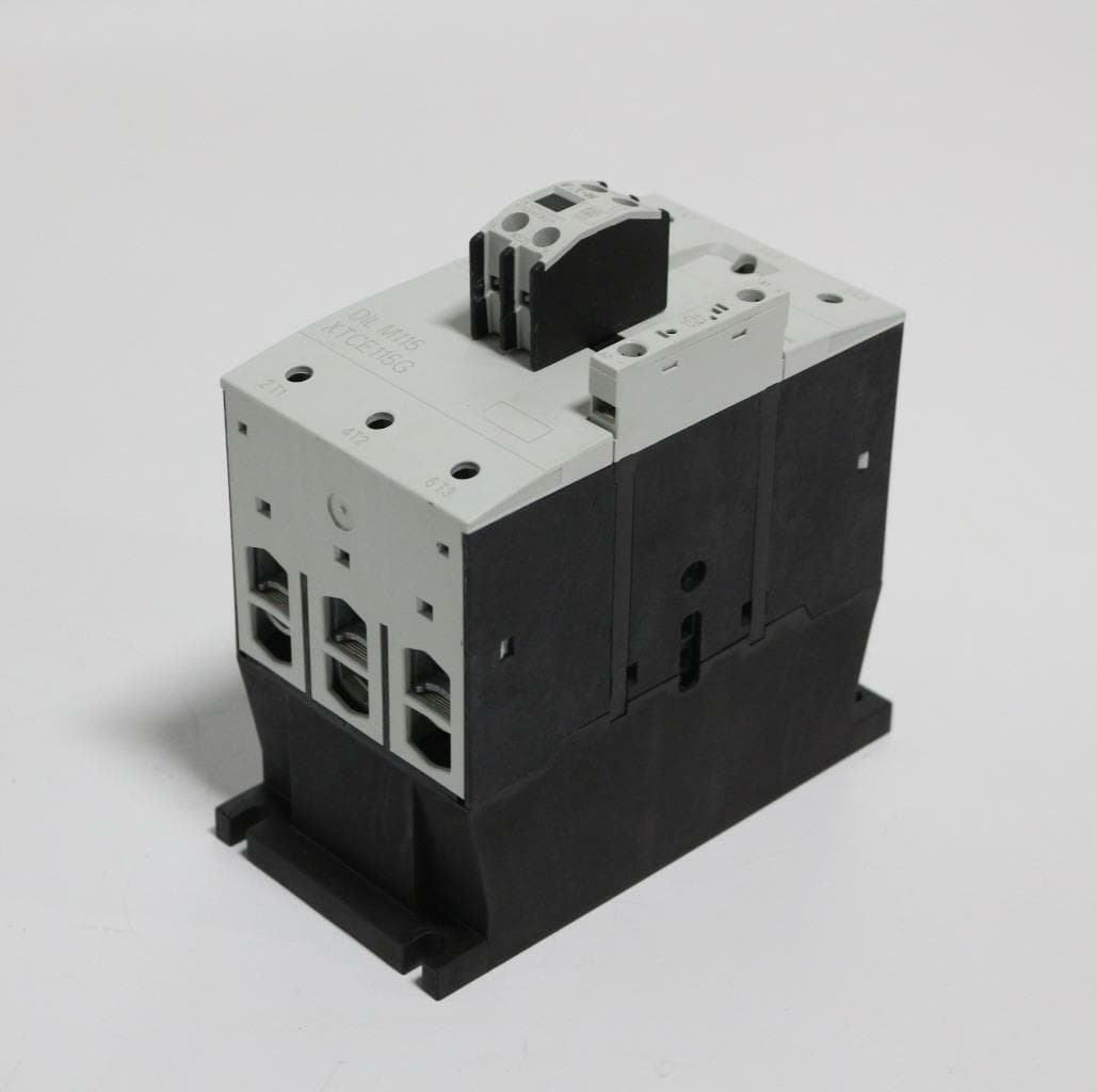 Eaton DIL M115 XTCE 115G Contactor, w/ DL M150-XH11 Aux Block, 24VDC Coil