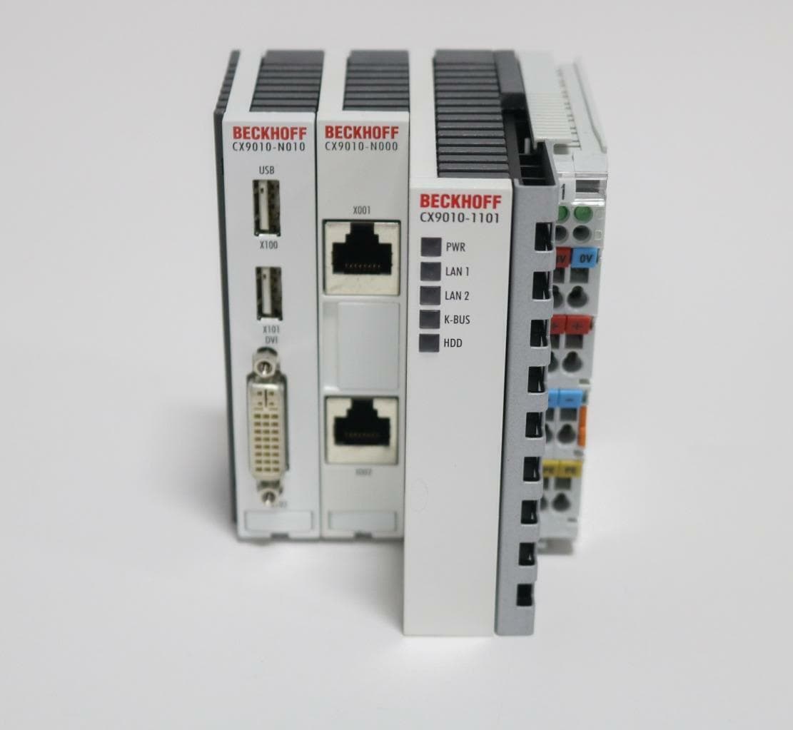 Beckhoff CX9010-1101 CPU Module w/ CX9010-N010, and CX9010-N000