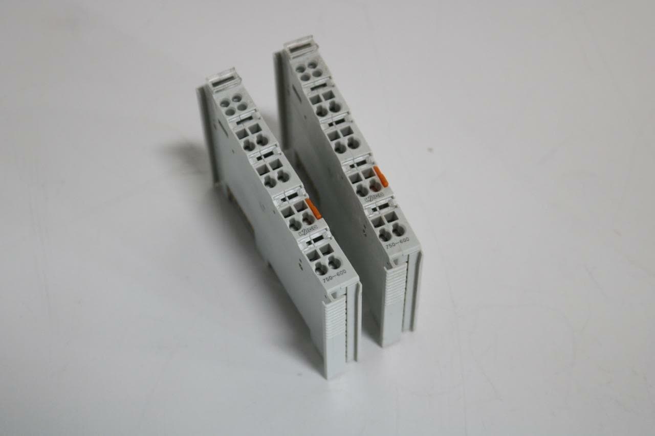 WAGO 750600 End Modules Lot of 2