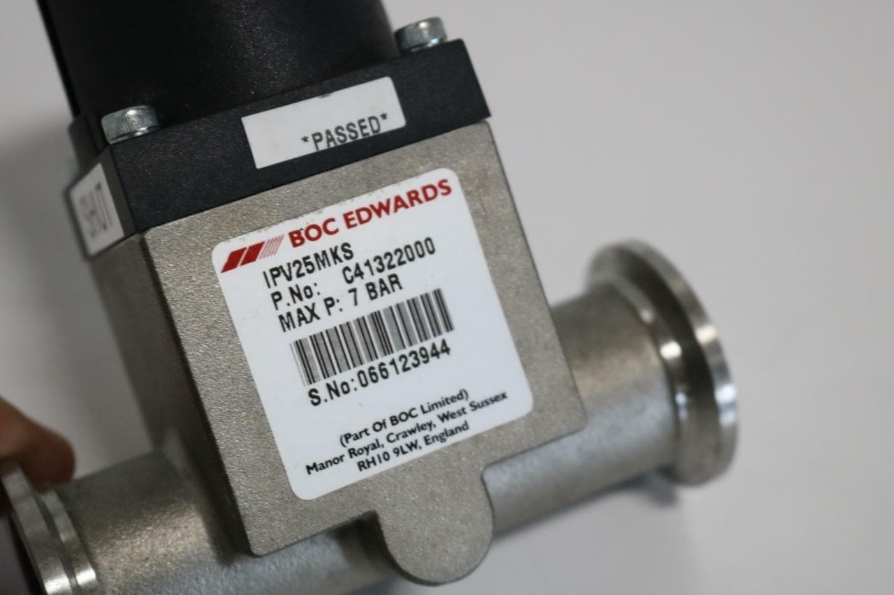 Edwards IPV25MKS C41322000 Manual Inline Lever Operation Bellows Valve