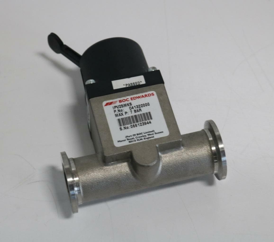 Edwards IPV25MKS C41322000 Manual Inline Lever Operation Bellows Valve