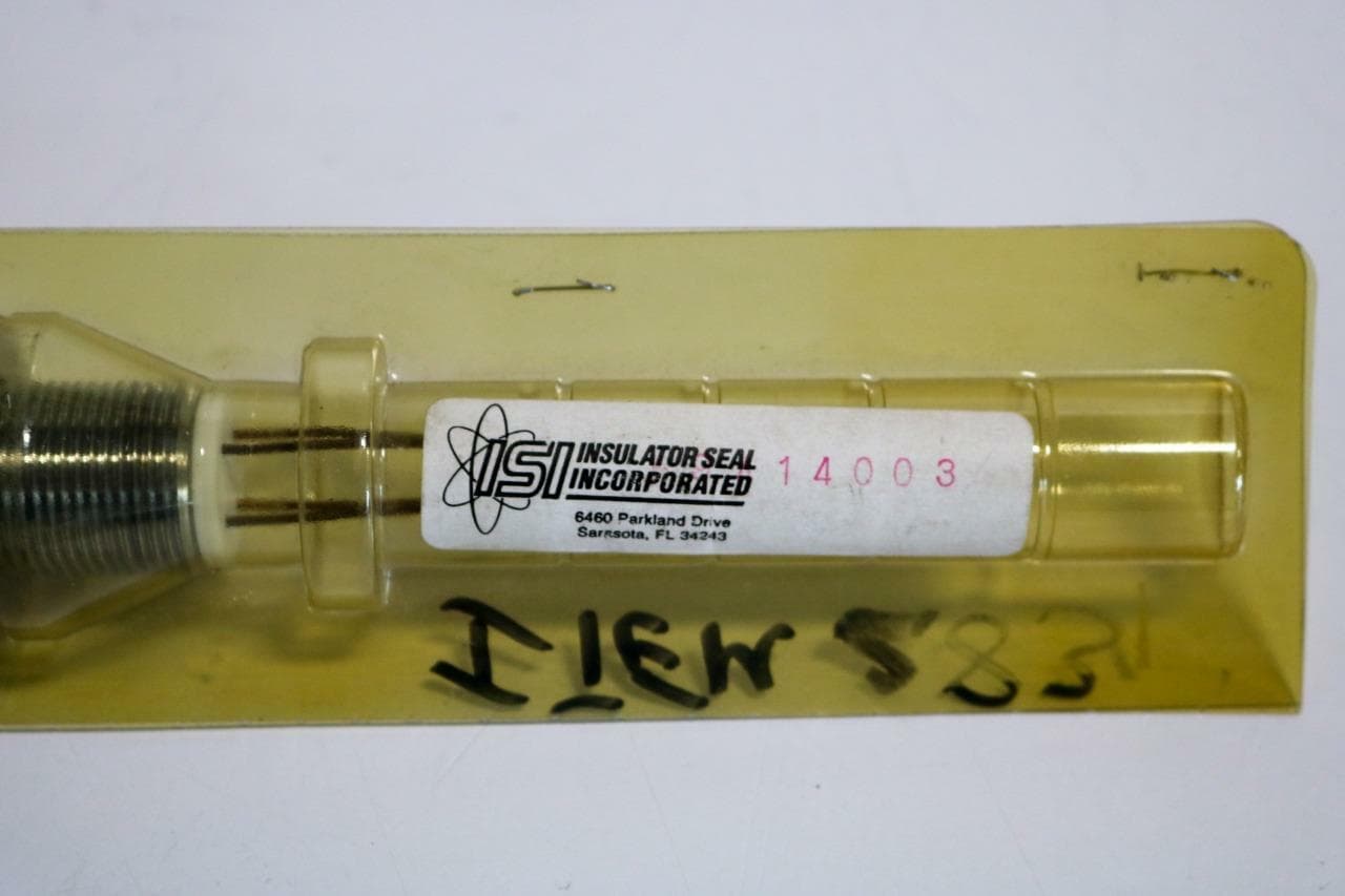 Insulator seal Inc 14003 Vacuum Feedthrough, 1" Baseplate 4- Copper Conductors