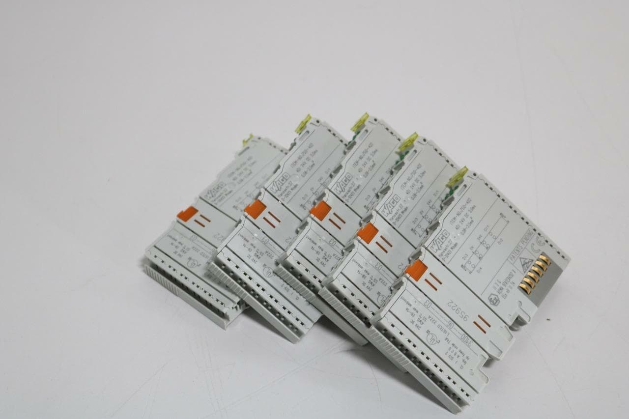 WAGO 750402 Lot of 5 Wago 750-402 4 Channel Input Modules