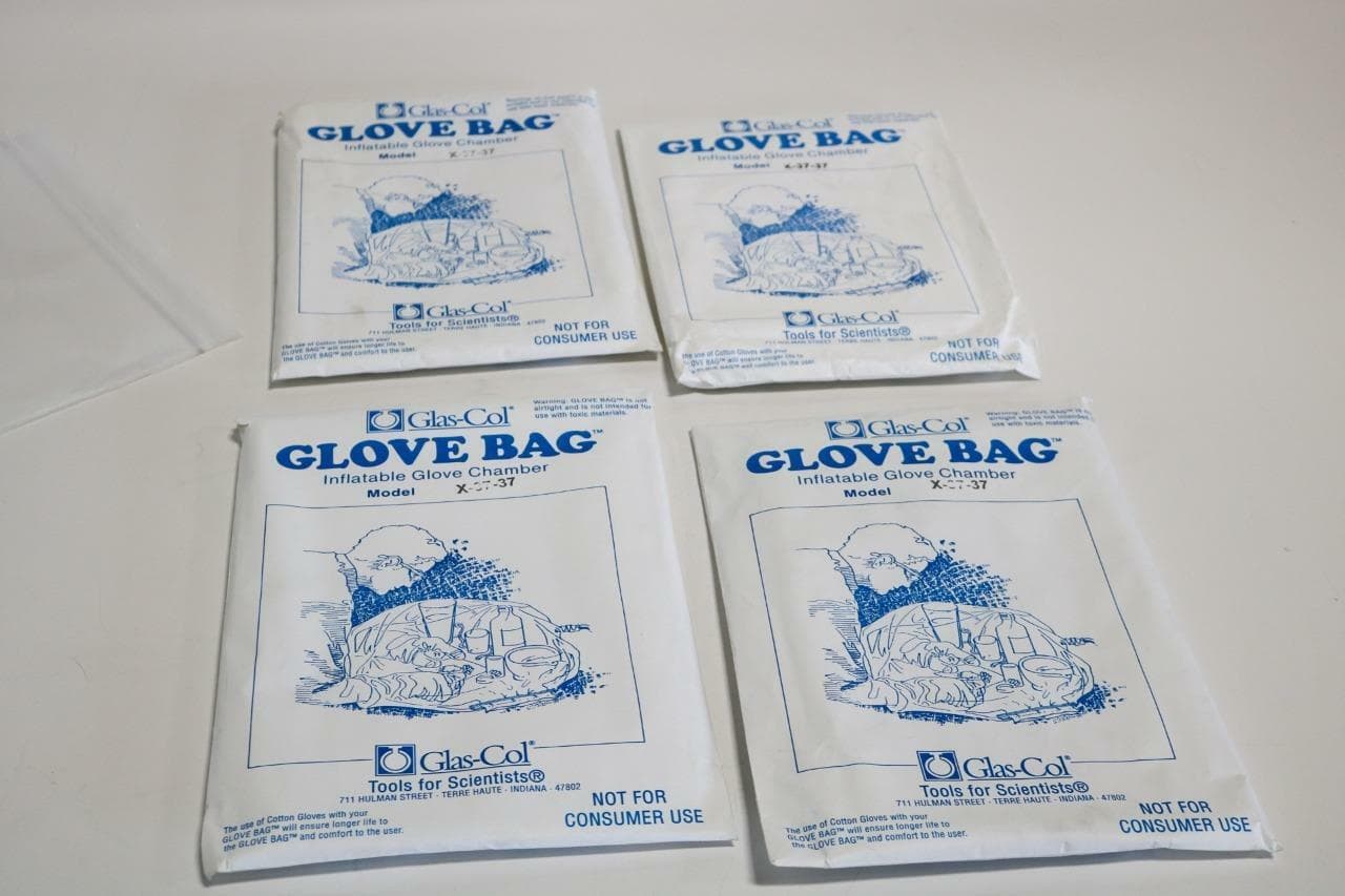 Glas-Col X37-X37 Lot of 4 Inflatable Glove Chambers