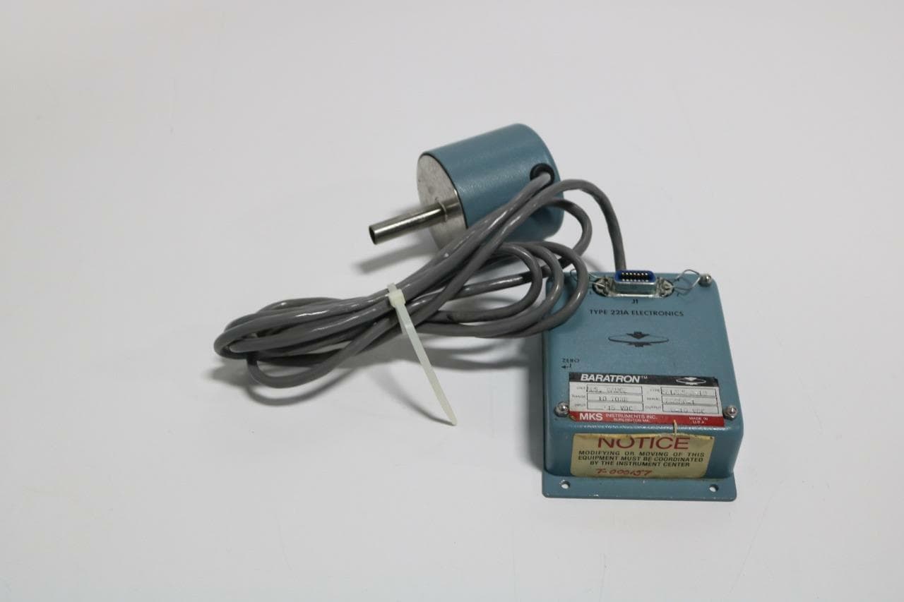 MKS 221AHS-B-10 Baratron AbsoluteGauge, 10 Torr