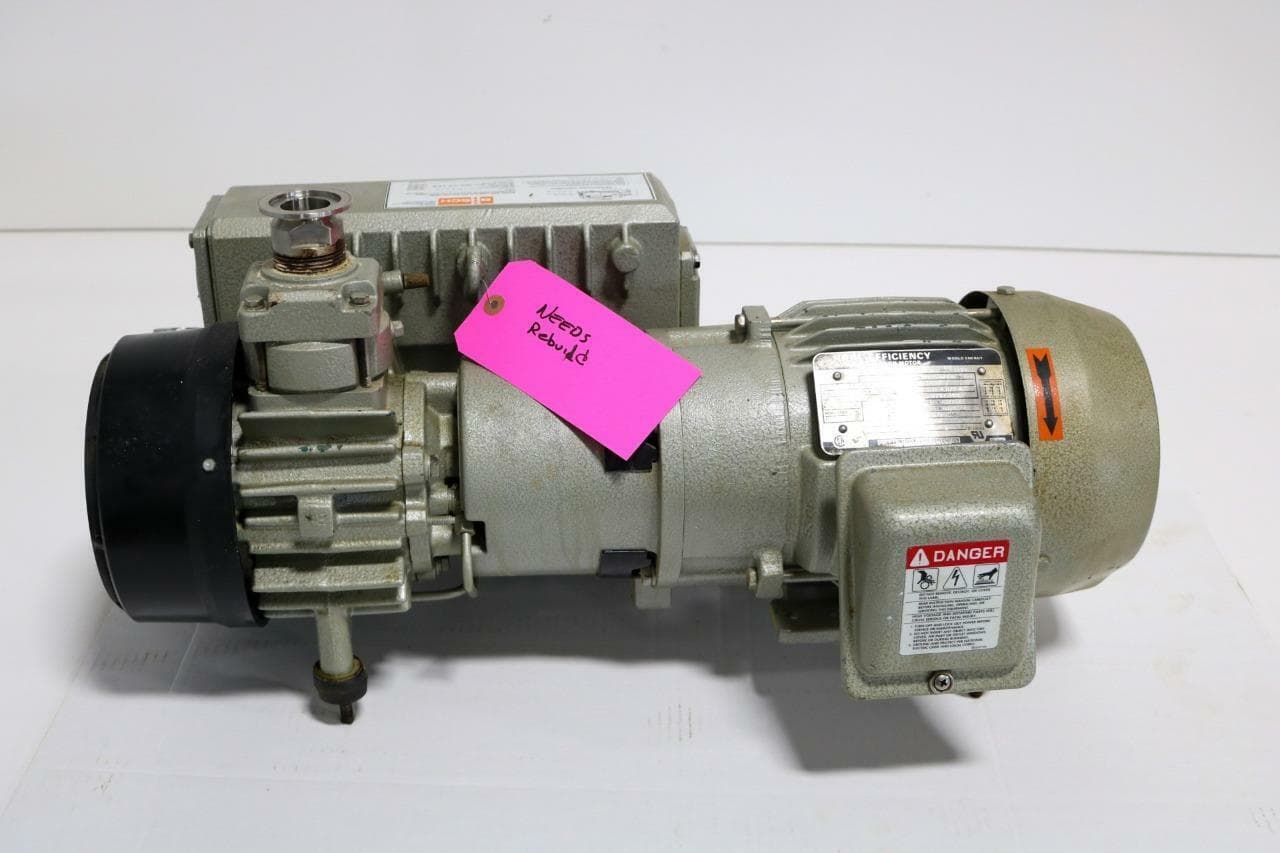Busch, Inc. RA0025.E506.1001 Rotary Vane Vacuum Pump, Needs Rebuild