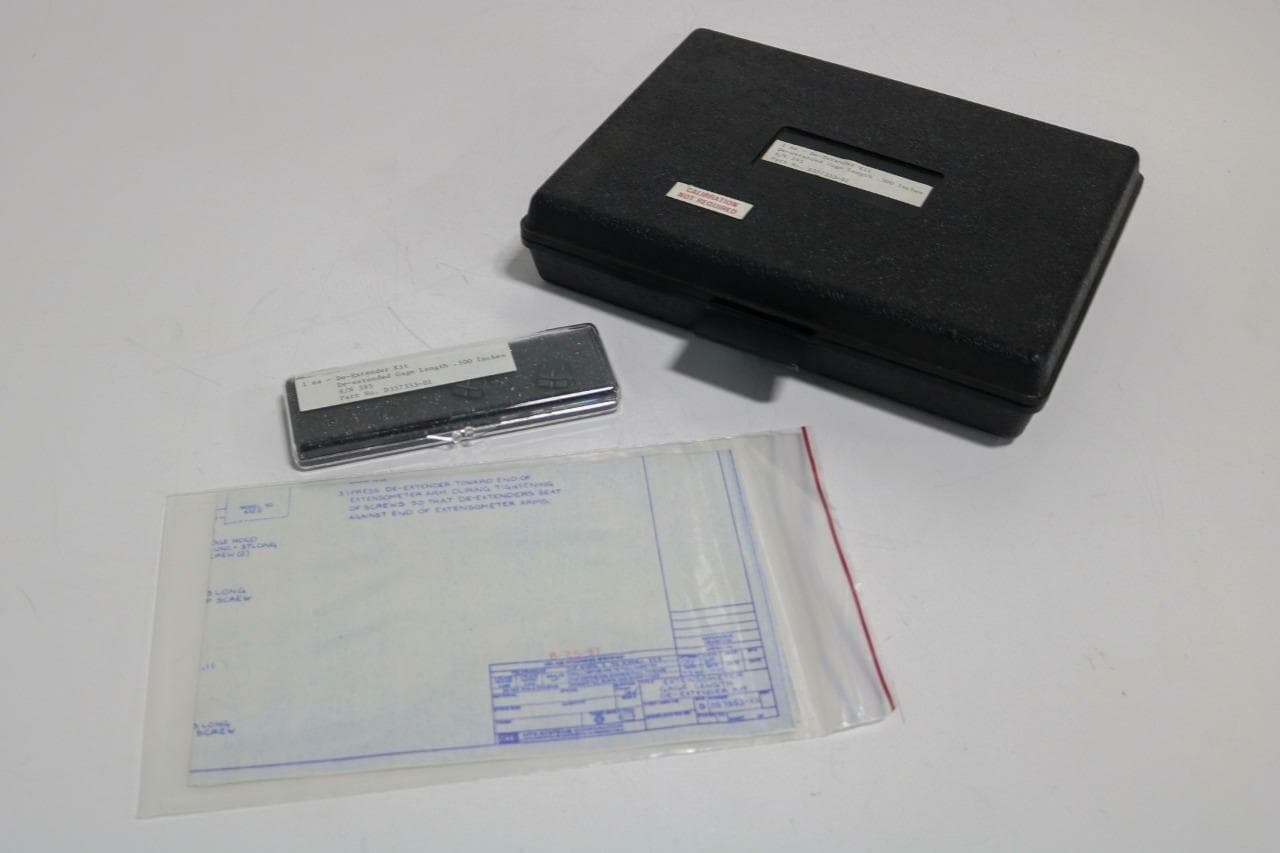 MTS Systems 632.11B, 632.12B Extensometer Gauge Length Di-Extender, .500"