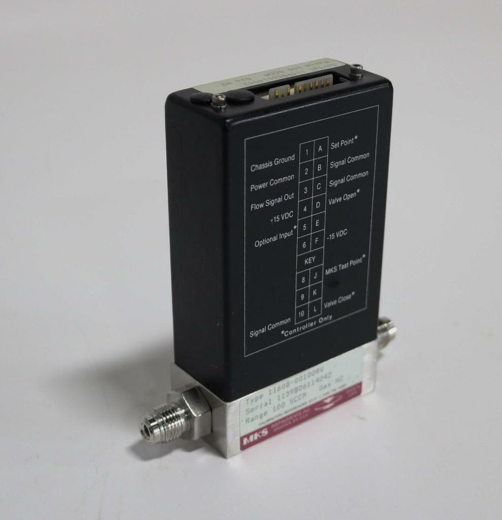 MKS Instruments 1160B-00100RV MKS Mass Flow Controller 100SSCM Gas N2
