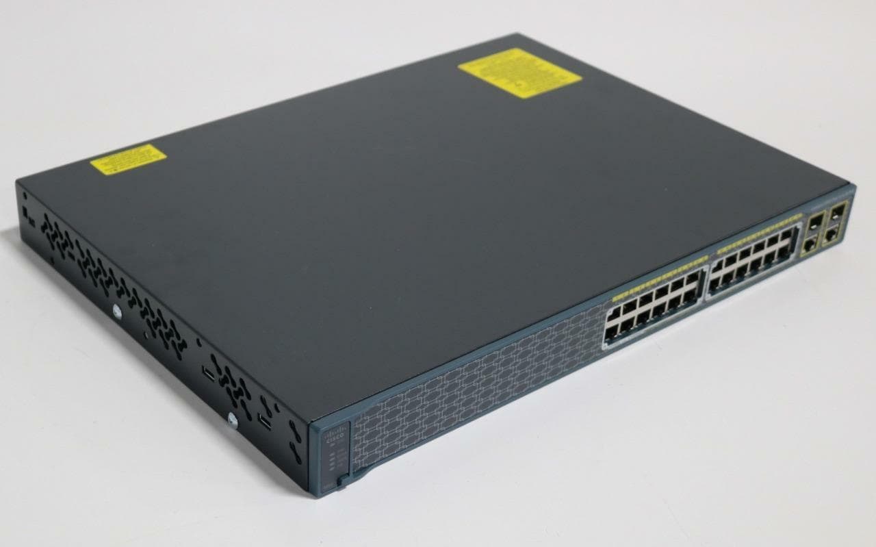 Cisco WS-2960+24PC-S V02 24- Port Gigabit Network Switch