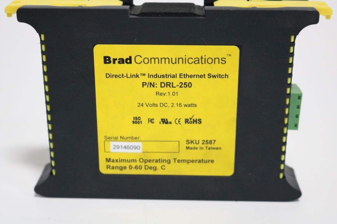 Brad Communications DRL-250 5 Port Ethernet Switch