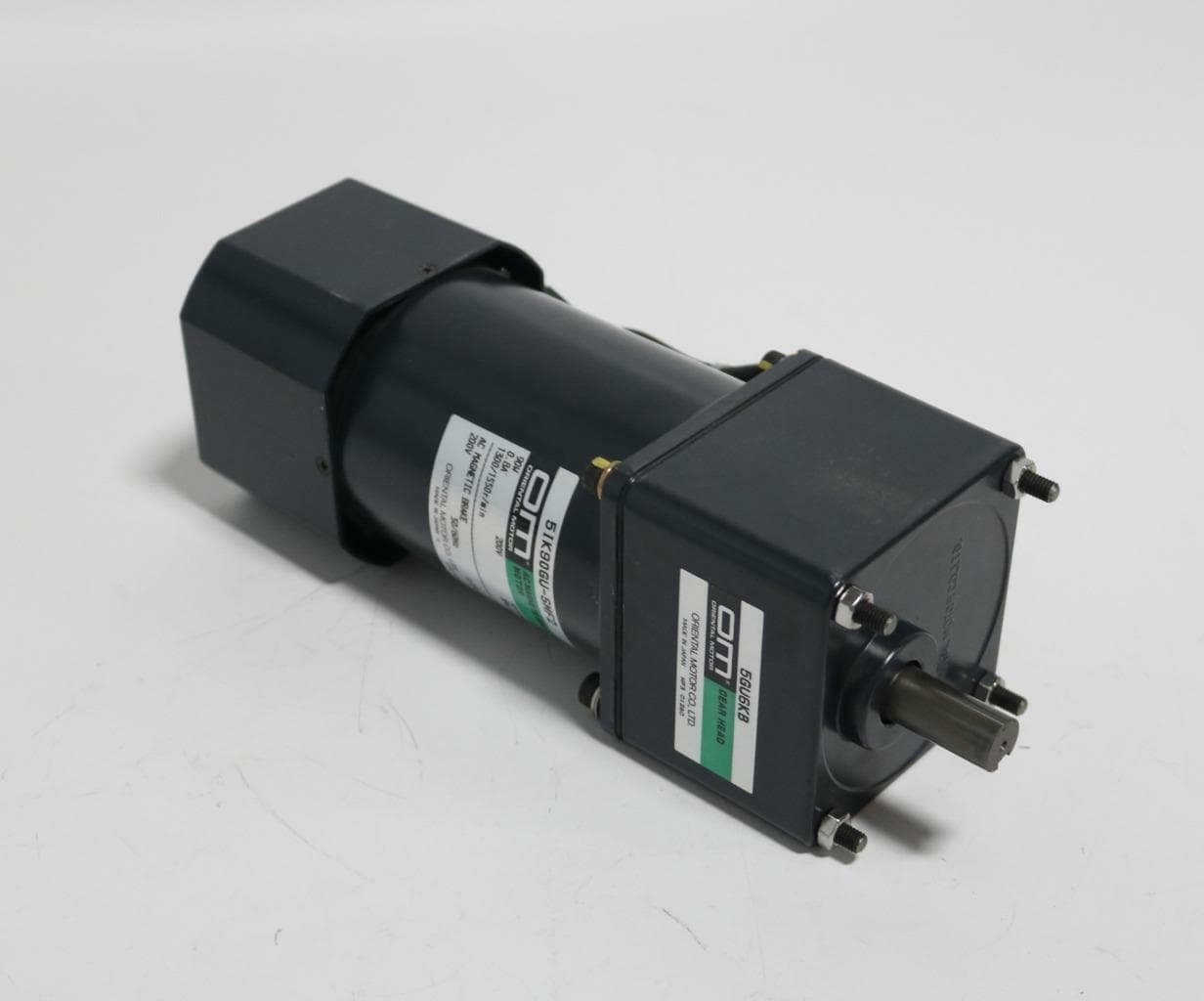 Oriental Motor 51K90GU-SMF2, 5GU6KB 200VAC Brake Motor With GearHead
