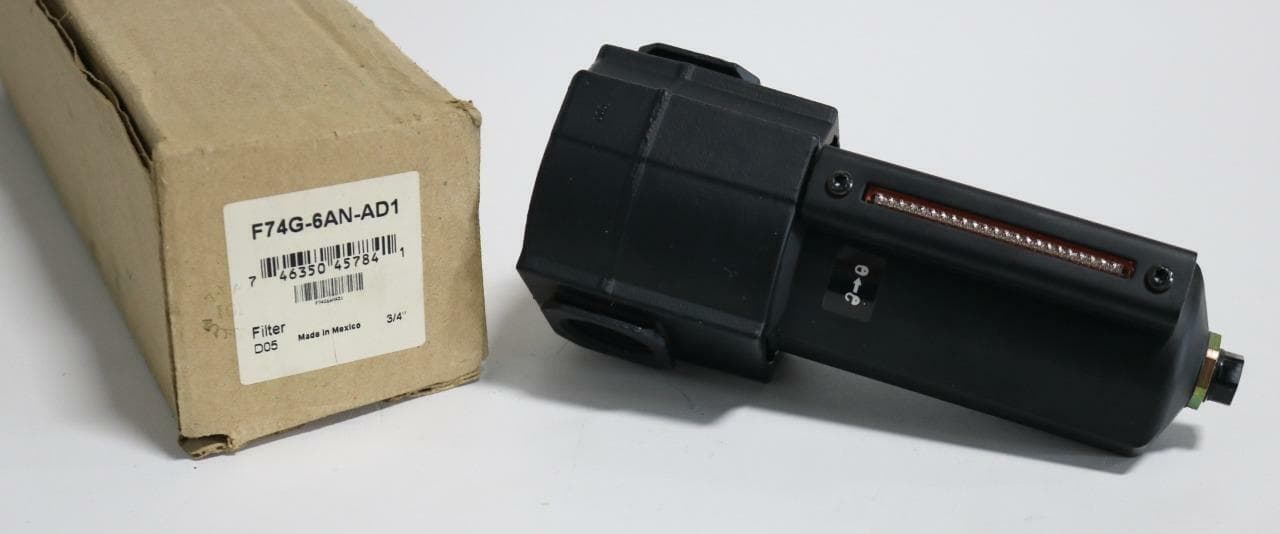 Norgren F74G-AN-AD1 3/4" PTF Air Filter, 5 Micron, w/Auto Drain