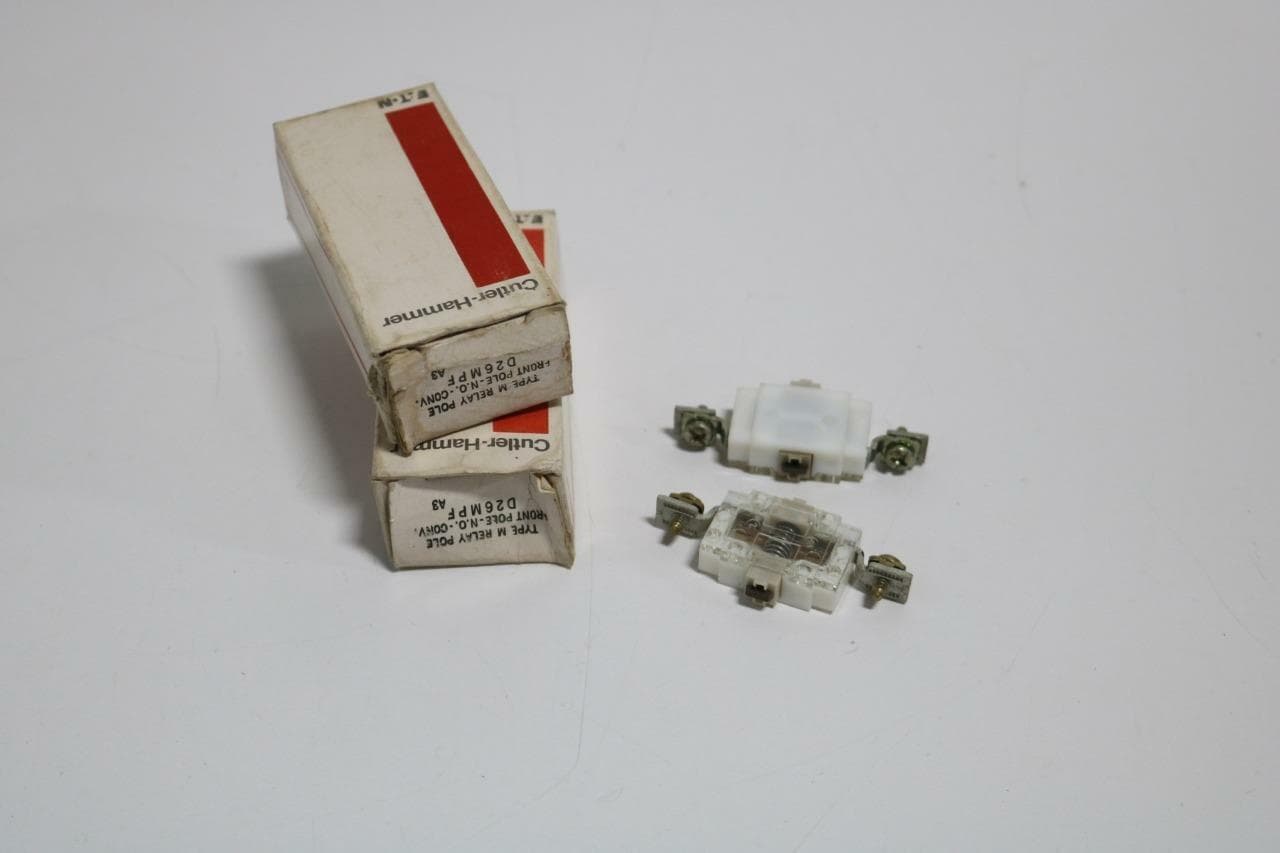 Cutler-Hammer D26MPF Type M Relay Pole (Lot of 2)
