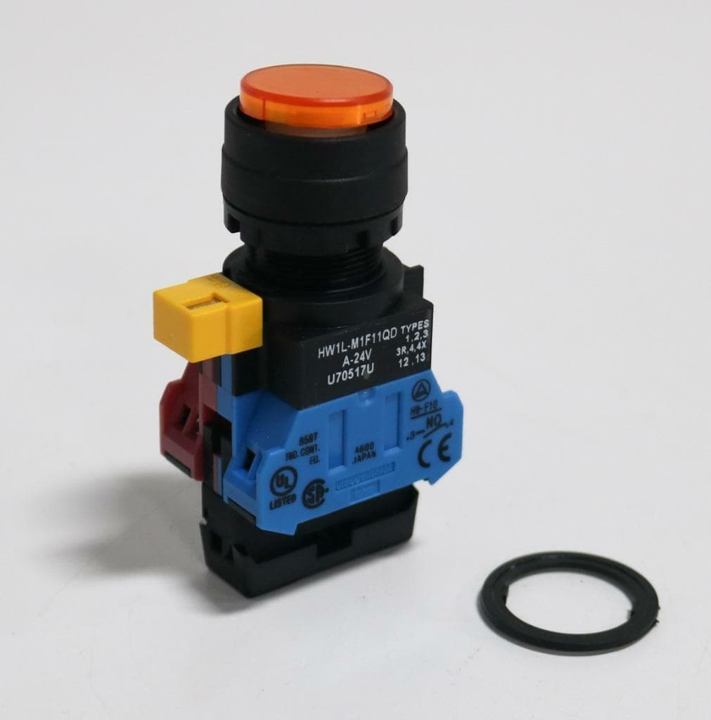Idec Corporation HW1L-M1F11QD-A-24 illuminated Push Button Switch
