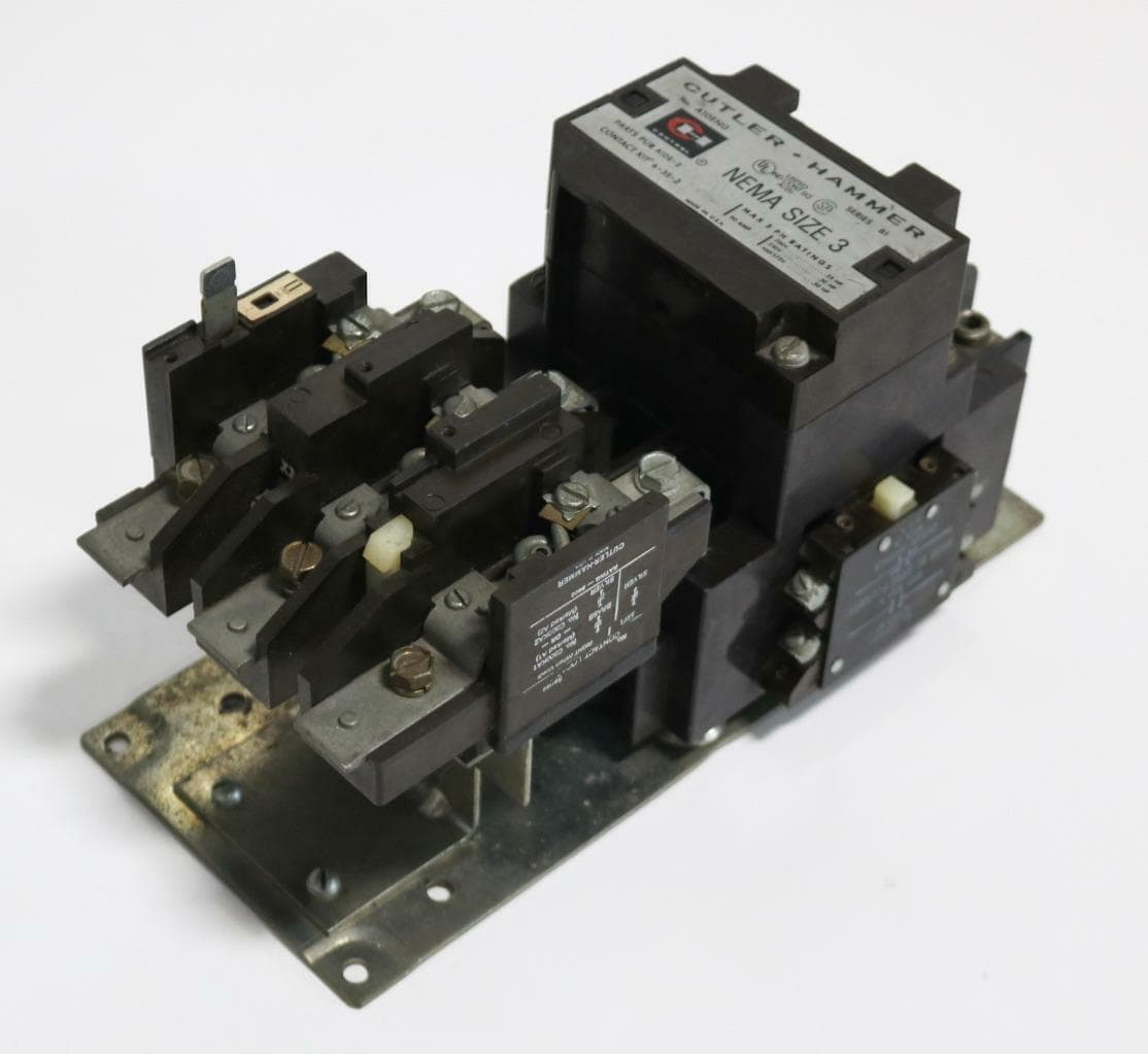 Cutler-Hammer A10ENO NEMA Size3, 120Vac Coil, 1049 Heaters, New Contacts