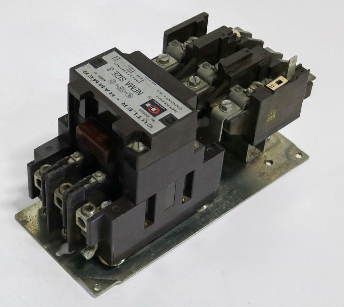 Cutler-Hammer A10ENO NEMA Size3, 120Vac Coil, 1049 Heaters, New Contacts