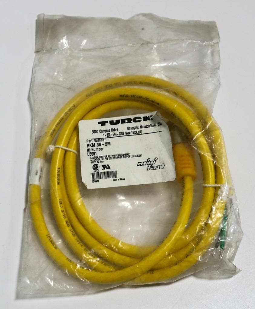 Turck RKM36-2M Cable, 2M
