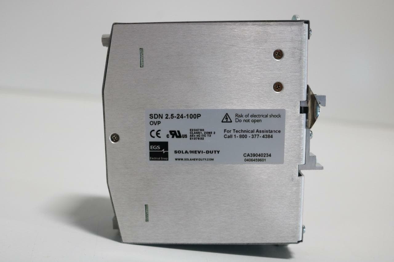 Sola/Hevi-Duty SDN 2.5-24-100P 24VDC, 2.5 A Power Supply