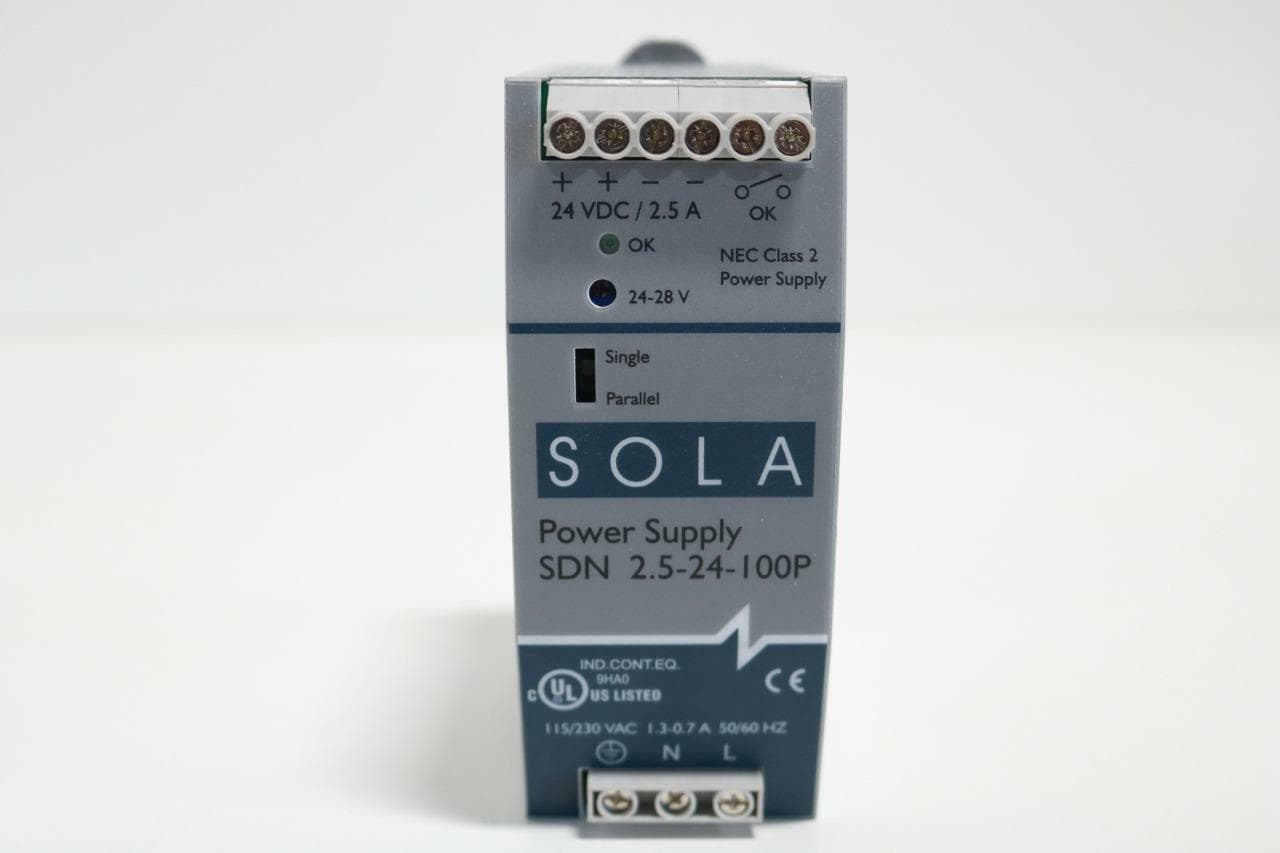 Sola/Hevi-Duty SDN 2.5-24-100P 24VDC, 2.5 A Power Supply