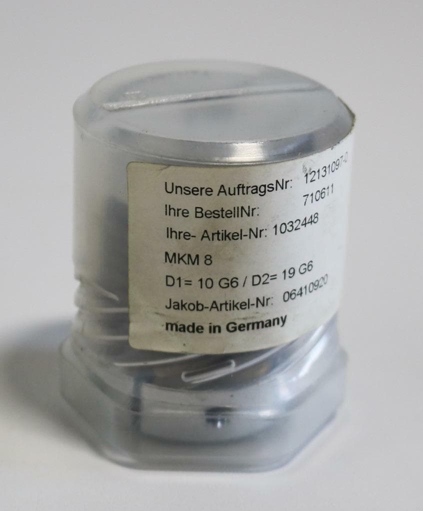 Jakob-Gam MKM 8 Flexible Coupling D1=10 G6/ D2=19 G6