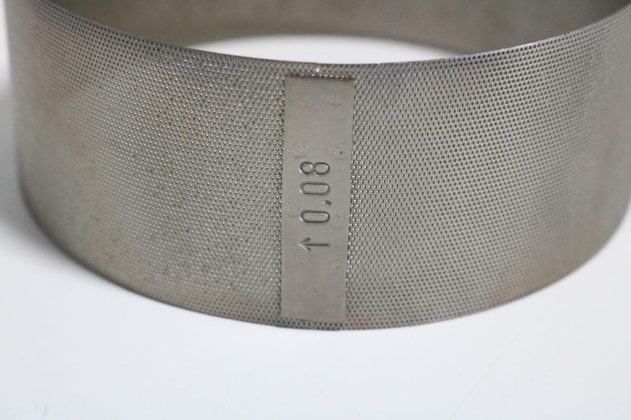 Retsch 5.5" Diameter x 2.25" 0.08mm Stainless Steel Ring Sieve