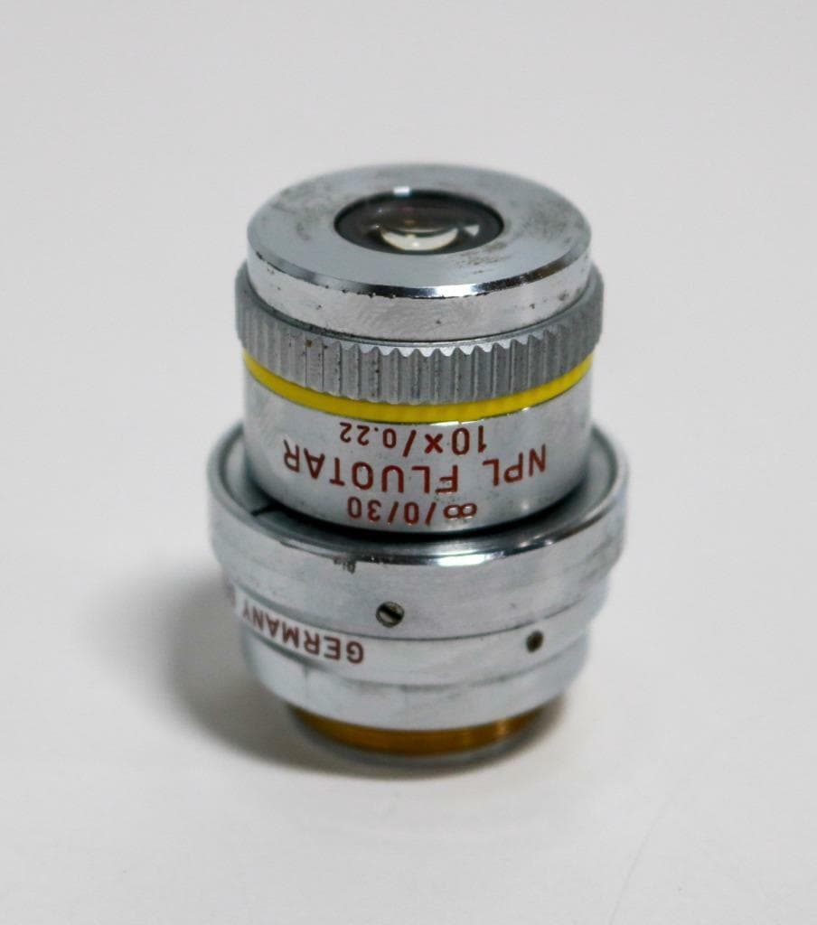 Leitz Leica NPL FLUOTAR 10X/.22 ICR 10X/.20P 10X POL Objective w/Nomarski Prism