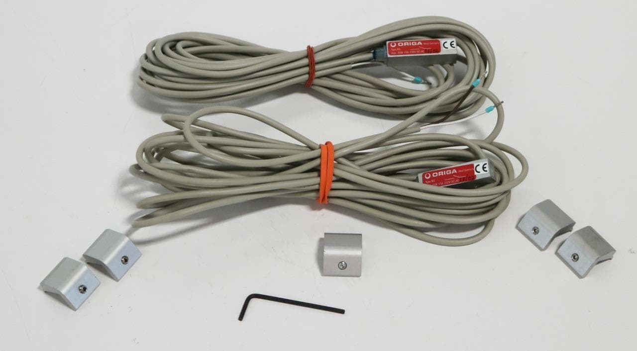 Origa Type RS 38/02 Magnetic Reed Switches w/Aluminum Clamps