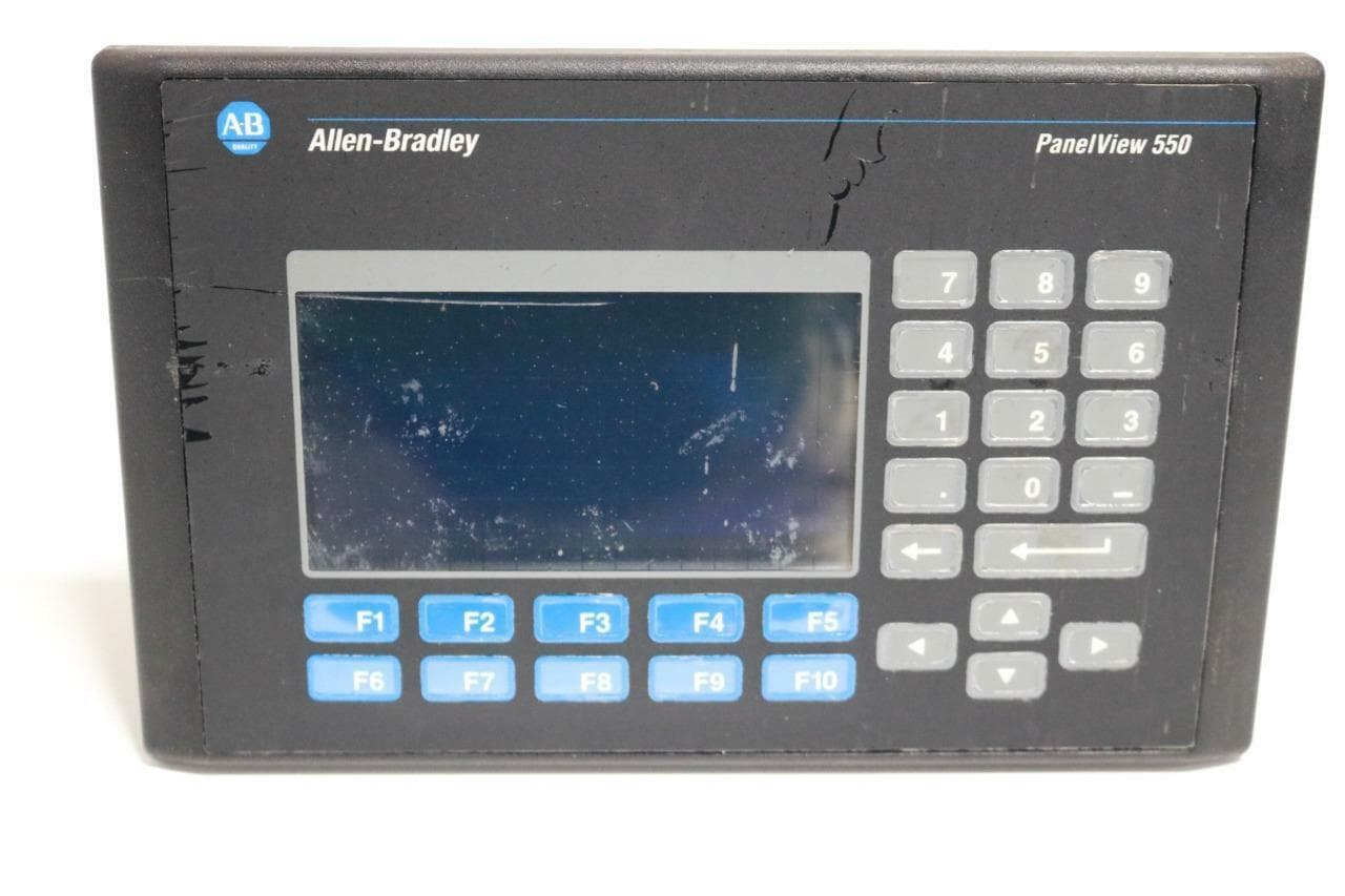 Allen-Bradley 2711-B5A8 Panel View 500 Terminal, Ser H, DH+, FRN 4.41