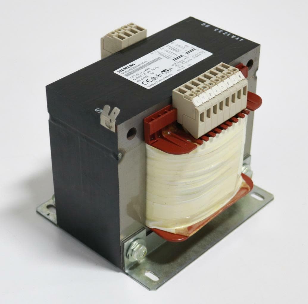 Siemens 4AM6142-8DD40-0FA0 Single Phase Control Transformer, PRI 20-550, SEC115