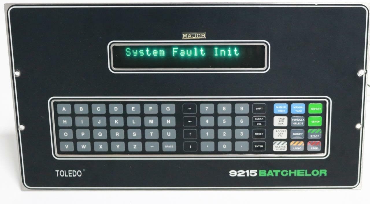 Mettler-Toledo 9215 Batchelor Batch Control Terminal