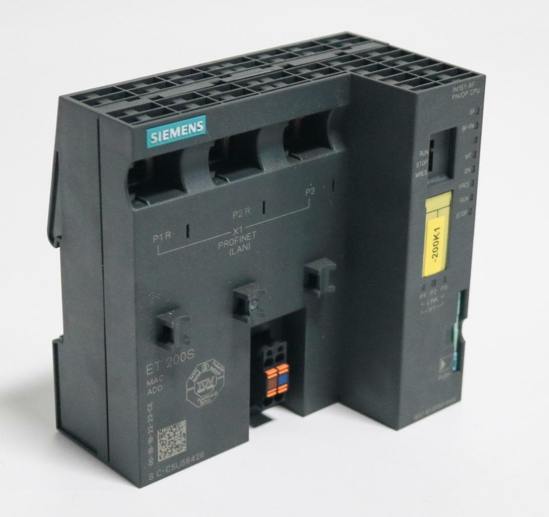 Siemens 6ES7151-8FB01-0AB0 CPU Module w/ 512k Memory Card